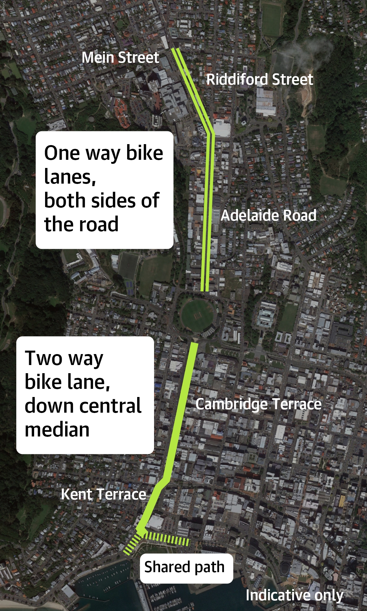 N2C bike lanes map2x